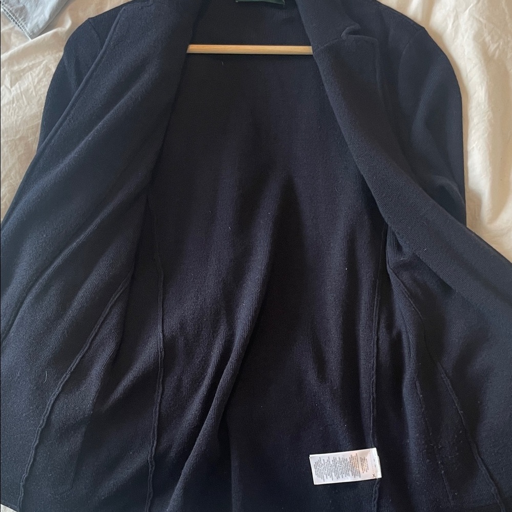 Vintage Polo by Ralph Lauren Navy Blazer with Embroidered Crest - Picture 12 of 12